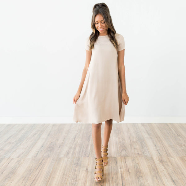 Claire Dress in Mocha