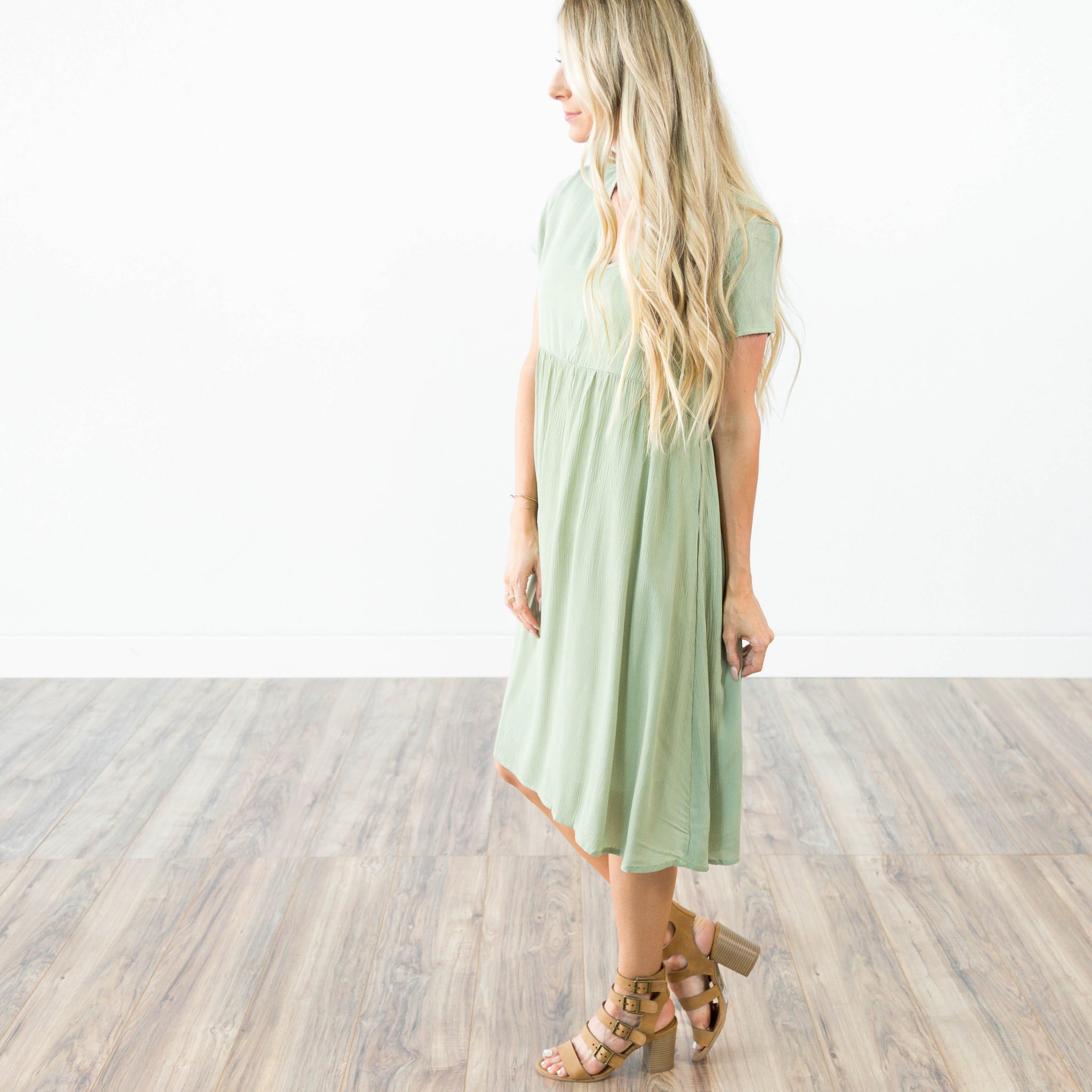 Lorinna Dress in Sage