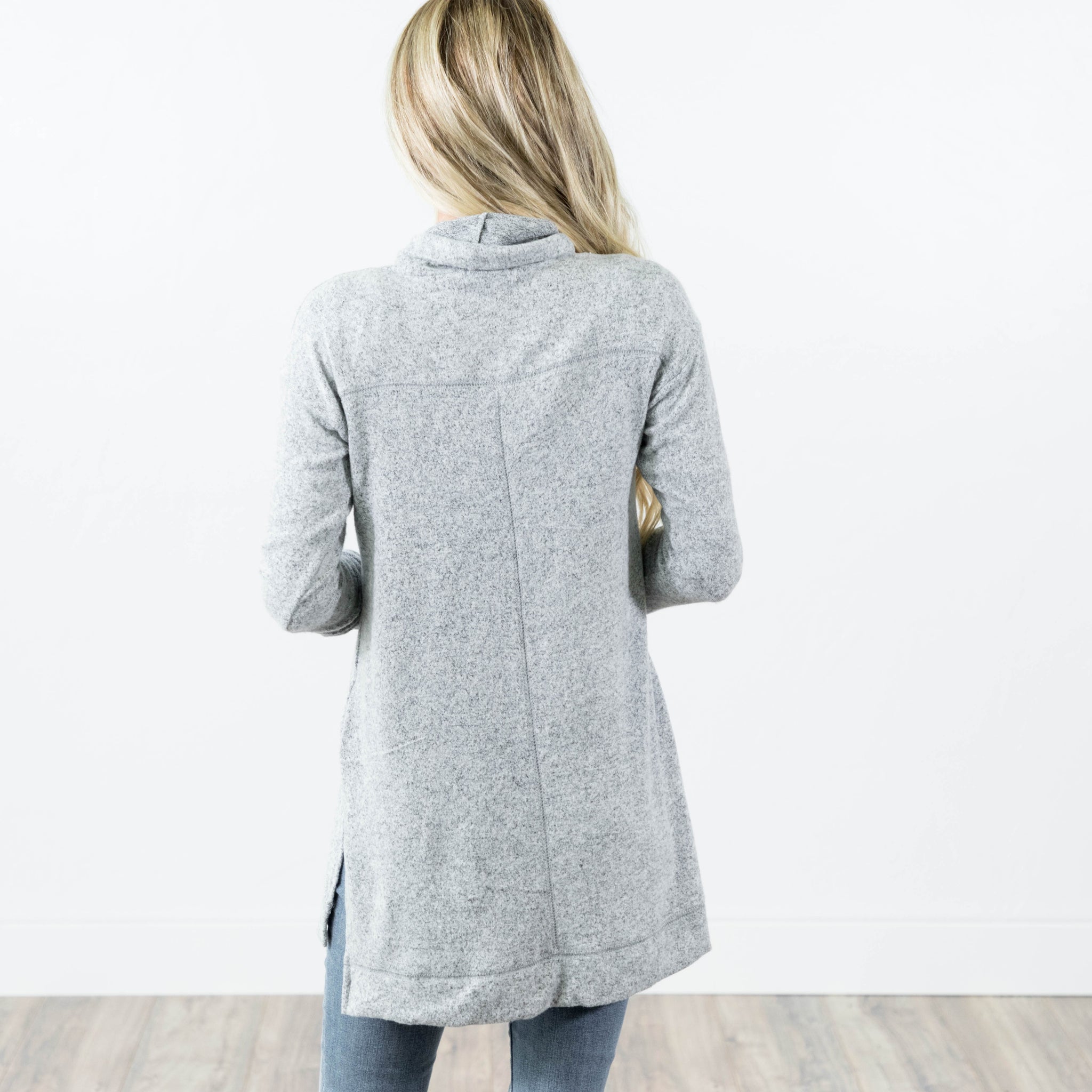 Demi Sweater in Heather Grey