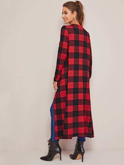 BUFFALO PLAID  LONGLINE