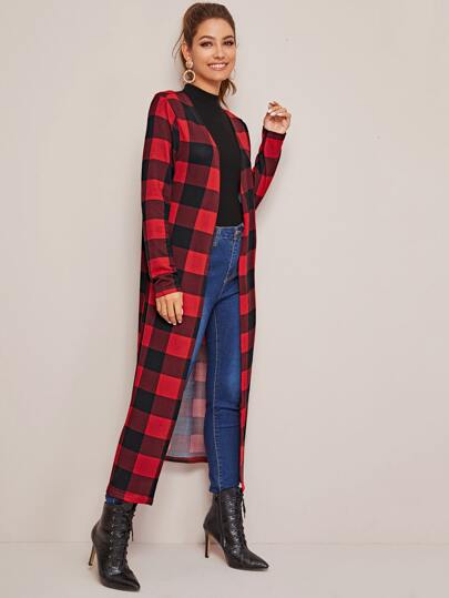 BUFFALO PLAID  LONGLINE